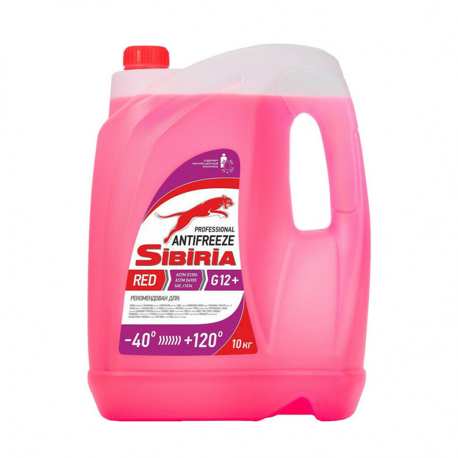 Антифриз SIBIRIA ANTIFREEZE -40 G12+ 10кг